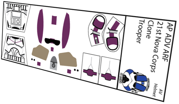 21st Nova Corps Clone ADV ARF