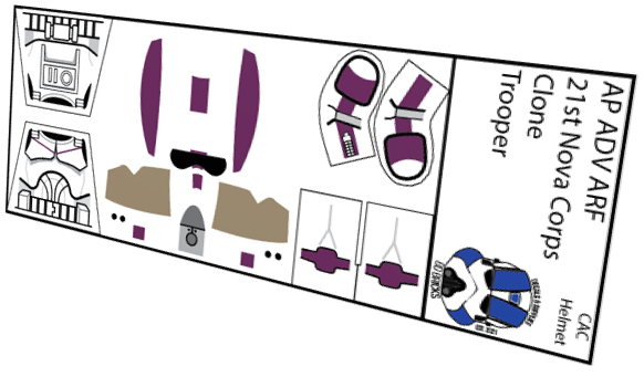 21st Nova Corps Clone ADV ARF