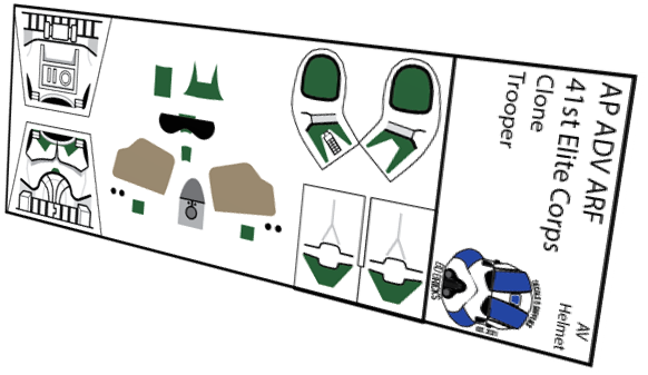 41st Elite Corps Clone ADV ARF