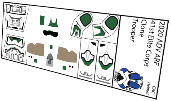 41st Elite Corps Clone ADV ARF