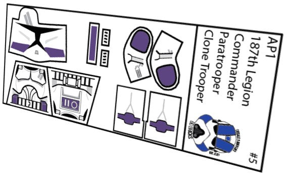 187th Legion Commander Paratrooper Clone Trooper