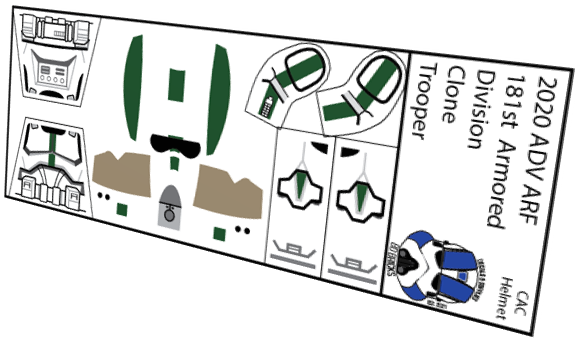 181st Armored Division Clone ADV ARF