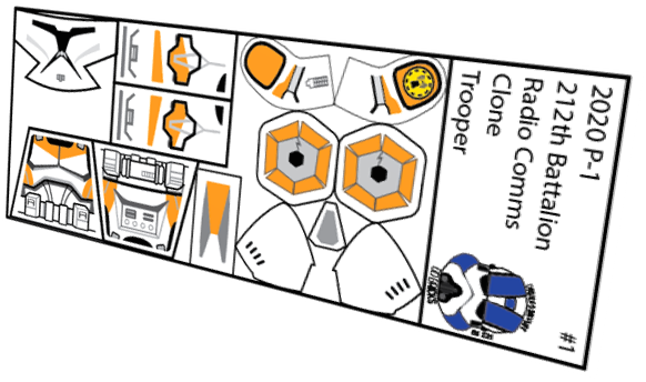 212th Battalion Radio Comms Clone Trooper