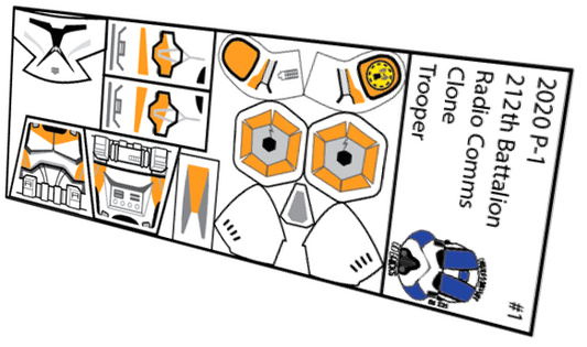 212th Battalion Radio Comms Clone Trooper