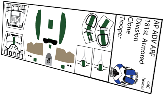 181st Armored Division Clone ADV ARF