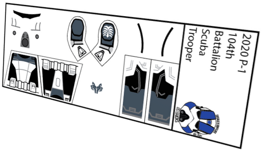 104th Battalion Scuba Clone Trooper