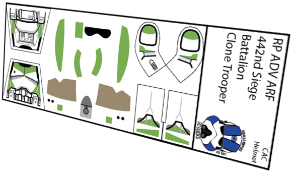 442nd Siege Battalion Clone ADV ARF