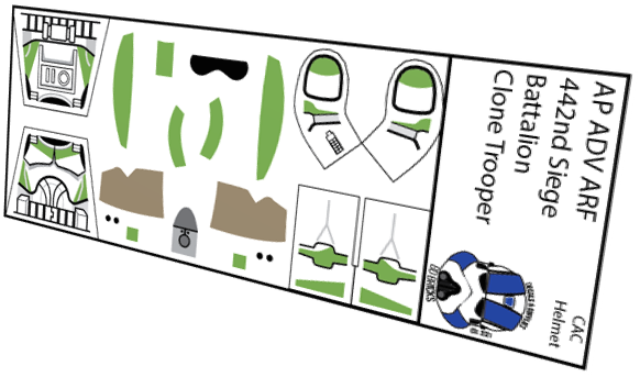 442nd Siege Battalion Clone ADV ARF