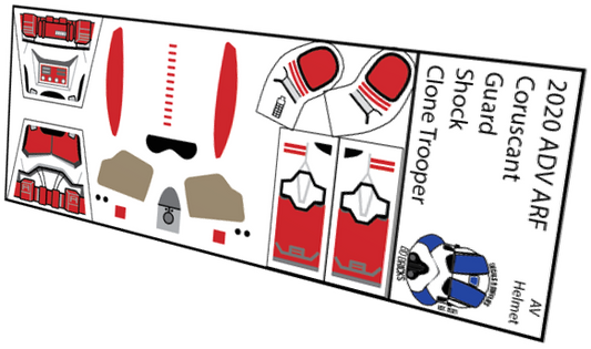 Coruscant Guard Shock Clone ADV ARF
