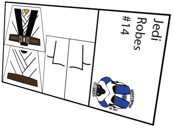 Jedi Robes (Black Split Atire)