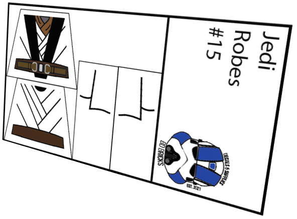 Jedi Robes (Black Split Atire)