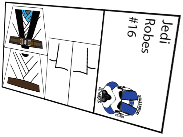 Jedi Robes (Black Split Atire)