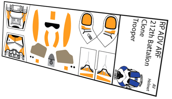 212th Attach Battalion Clone ADV ARF