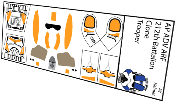212th Attach Battalion Clone ADV ARF
