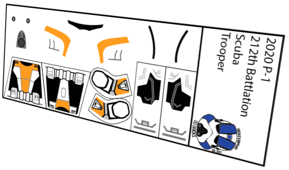 212th Attach Battalion Scuba Clone Trooper