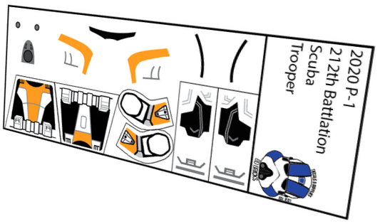 212th Attach Battalion Scuba Clone Trooper