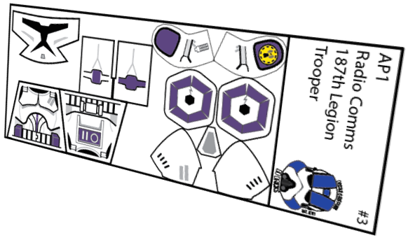 187th Legion Radio Comms Clone Trooper