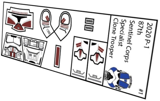 87th Sentinel Corps (Decal) – BD Bricks
