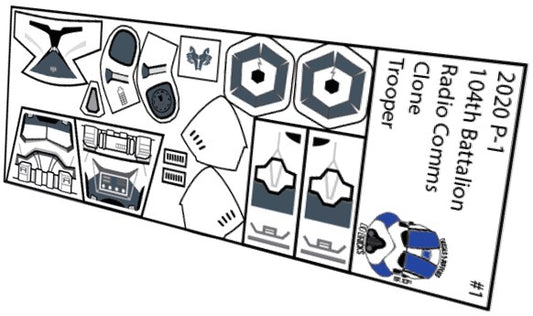 104th Battalion Radio Comms Clone Trooper