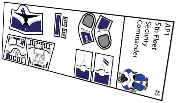 5th Fleet Commander Clone Trooper