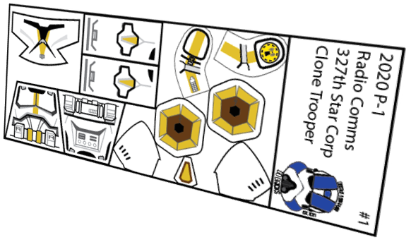 327th Star Corps Radio Comms Clone Trooper