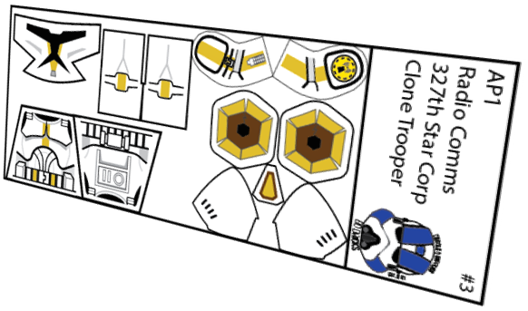 327th Star Corps Radio Comms Clone Trooper