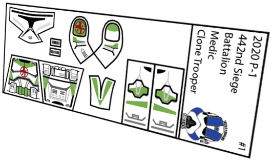 442nd Siege Battalion Medic Clone Trooper