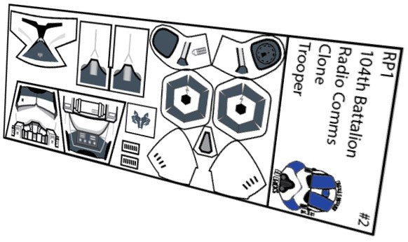 104th Battalion Radio Comms Clone Trooper