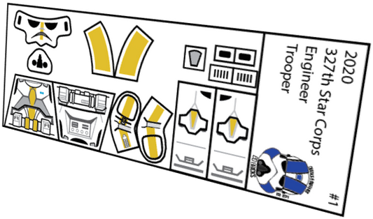 327th Star Corps (Decal) – BD Bricks