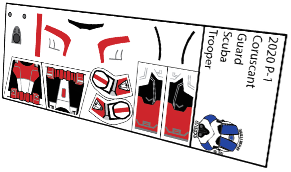 Coruscant Guard Shock Scuba Clone Trooper