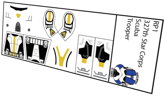 327th Star Corps Scuba Clone Trooper
