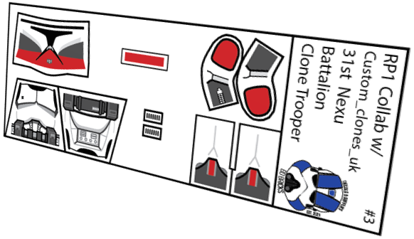 31st Nexu Battalion Clone Trooper (Custom_clones_uk x BD Bricks)