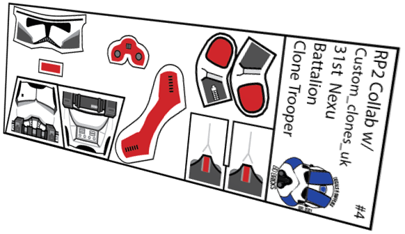 31st Nexu Battalion Clone Trooper (Custom_clones_uk x BD Bricks)