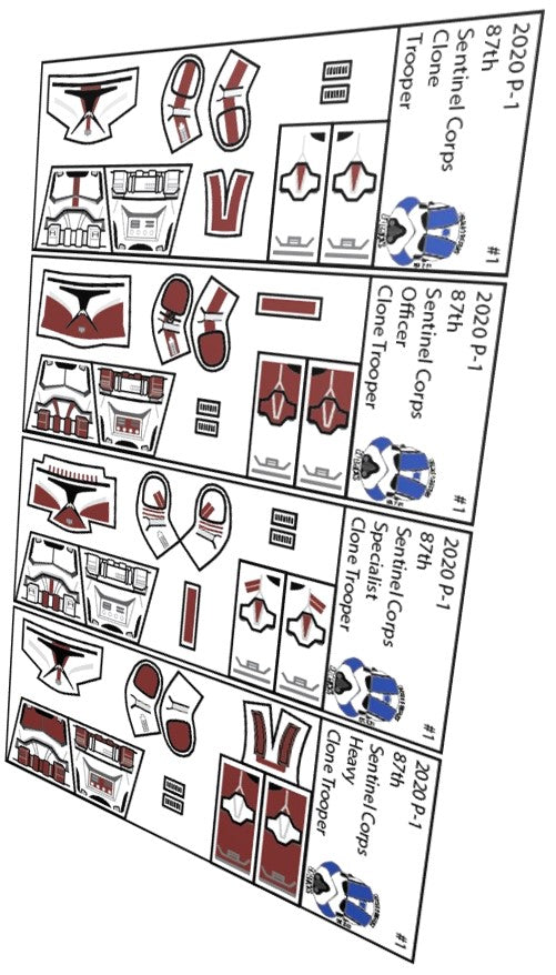 87th Sentinel Corps (Decal) – BD Bricks