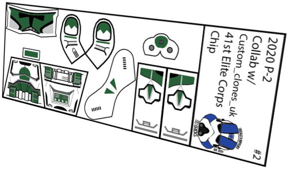 41st Elite Corps Chip (Custom_clones_uk x BD Bricks)