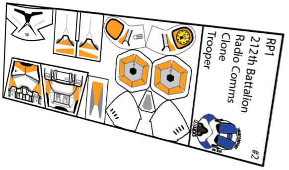 212th Battalion Radio Comms Clone Trooper