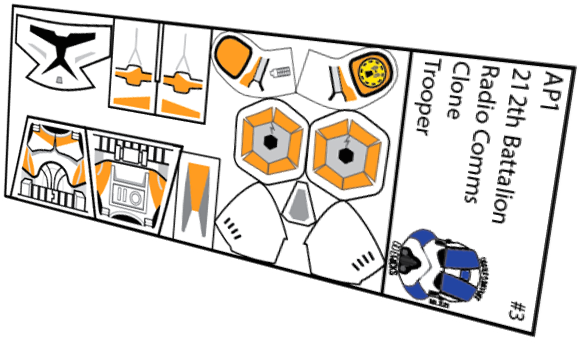 212th Battalion Radio Comms Clone Trooper