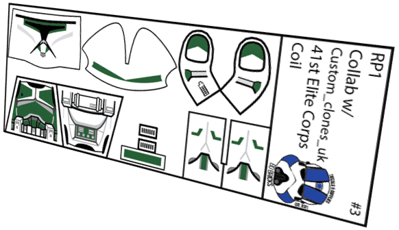 41st Elite Corps Coil (Custom_clones_uk x BD Bricks)