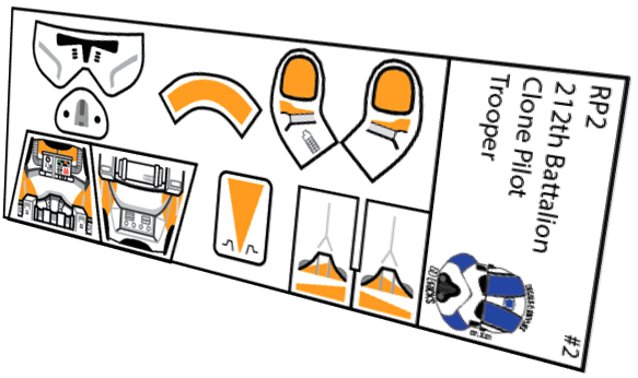 212th Battalion Phase 2 Pilot Clone Trooper