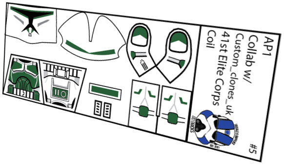 41st Elite Corps Coil (Custom_clones_uk x BD Bricks)