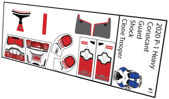 Coruscant Guard Shock Clone Heavy Phase 1