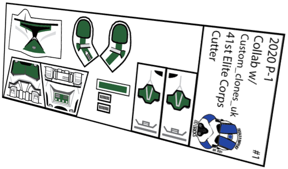 41st Elite Corps Cutter (Custom_clones_uk x BD Bricks)