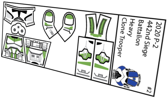 442nd Siege Battalion Heavy Clone Trooper