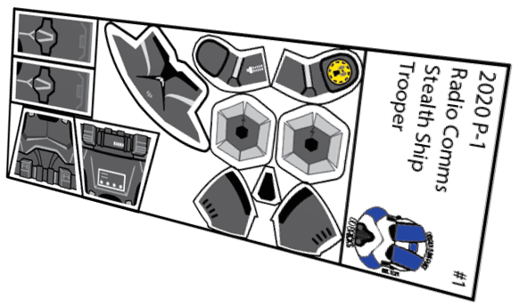 Stealth Ship Radio Comms Clone Trooper