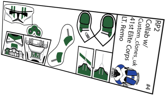 41st Elite Corps LT. Remo (Custom_clones_uk x BD Bricks)