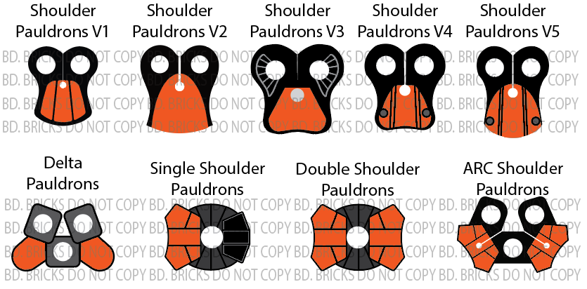 Basic Colors Pauldrons
